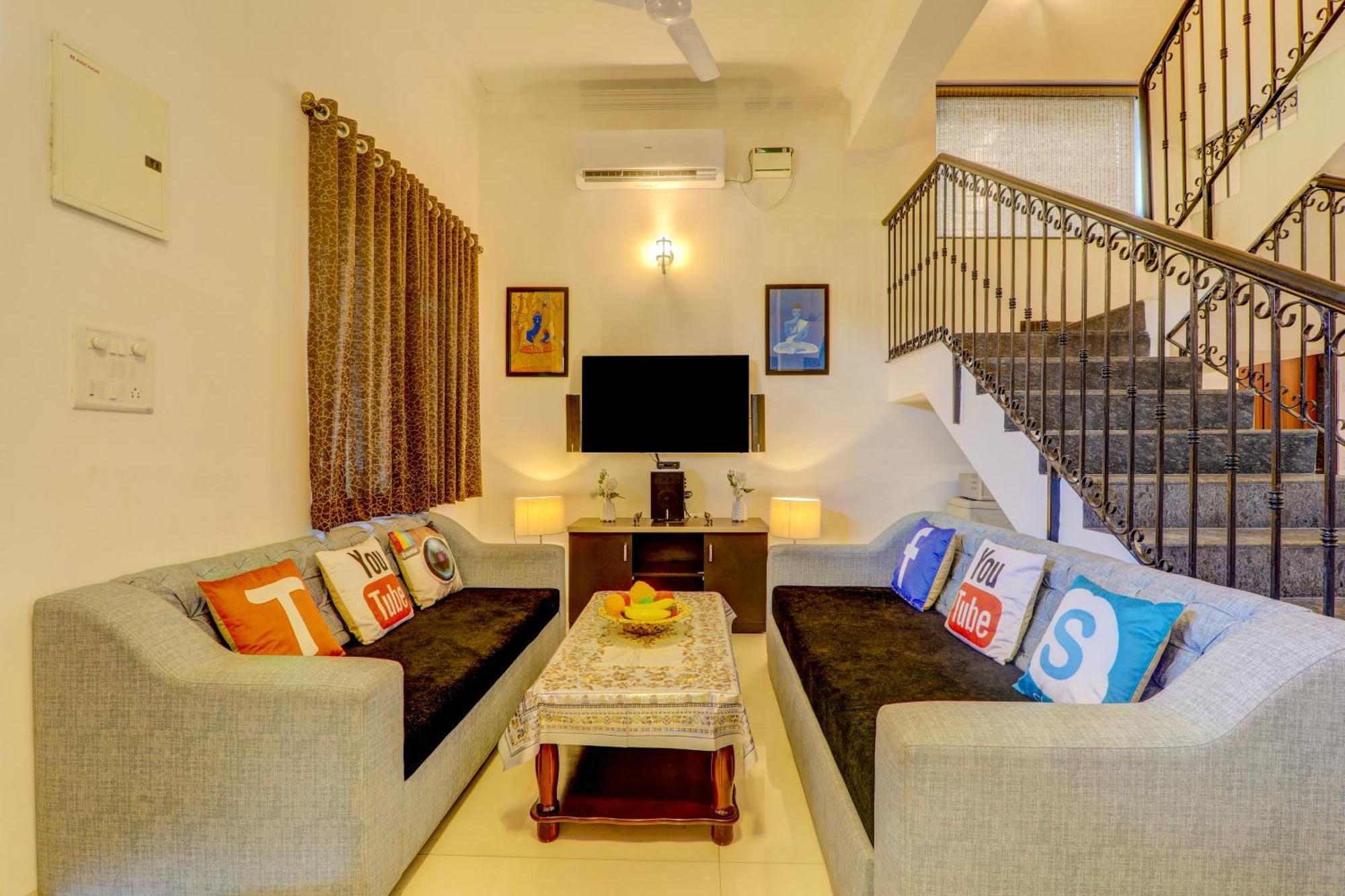 Ludo Private Pool Villa, Wifi-Caretaker-Parking, North Goa Baga Extérieur photo