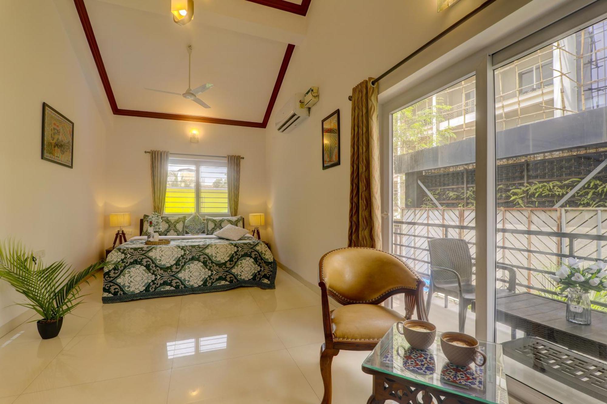Ludo Private Pool Villa, Wifi-Caretaker-Parking, North Goa Baga Extérieur photo